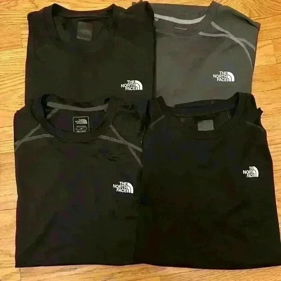 The North Face Other - 4 The North Face men's flash dry black and gray  T-shirts size small